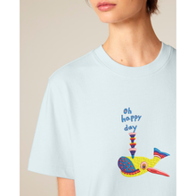 Load image into Gallery viewer, Oh happy day! 🐳  - The unisex relaxed t-shirt
