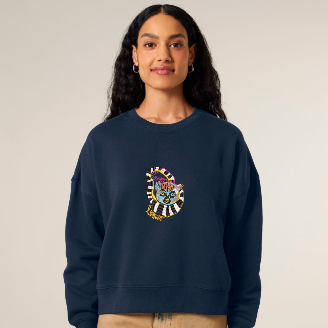 Lemur L'amor- The women's crew neck sweatshirt