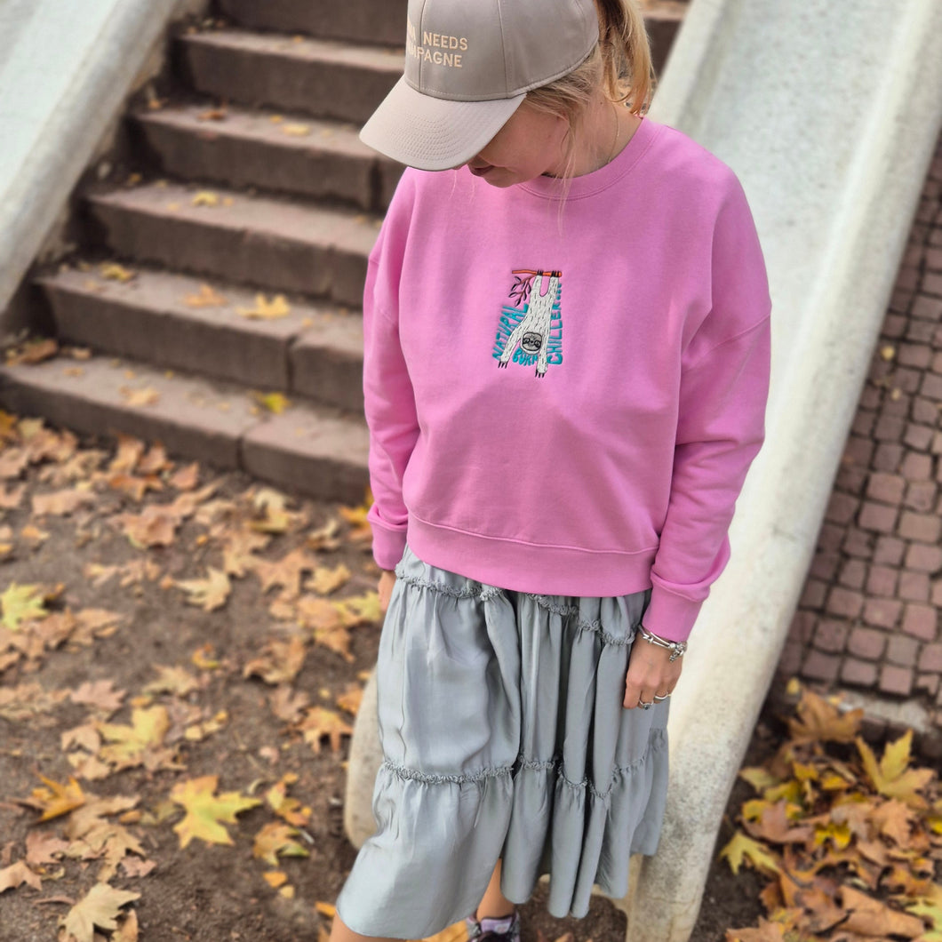 NATURAL BORN CHILLER...- The women's crew neck sweatshirt