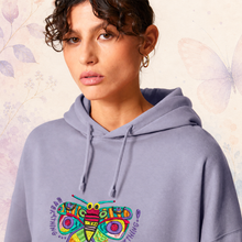 Load image into Gallery viewer, Butterfly Effect 🦋 – Embroidered Women's Hoodie
