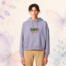 Load image into Gallery viewer, Butterfly Effect 🦋 – Embroidered Women's Hoodie
