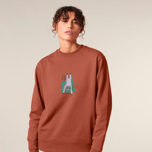 Load image into Gallery viewer, NATURAL BORN CHILLER...- Embroidered UNISEX CREW NECK Sweatshirt
