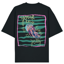Load image into Gallery viewer, 🪼 Turn Me to Jelly - The Unisex Oversized High Neck T-Shirt - Embroidered
