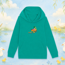 Load image into Gallery viewer, Not Give a Duck 🦆 – Embroidered Kids Hoodie
