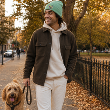 Load image into Gallery viewer, Cheetah – Embroidered Organic Cotton Blend Beanie
