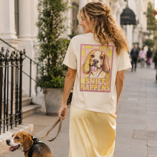 Load image into Gallery viewer, Beagle – SNIFF HAPPENS. – Printed Unisex T-Shirt

