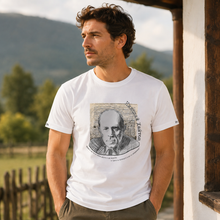 Load image into Gallery viewer, Николай Хайтов — „Крила имат само тия, дето сърце им иска да лети!“ | ARTRIOTI Organic T-Shirt
