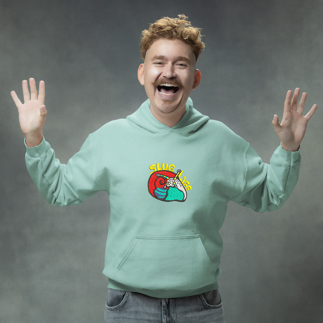 Slug life 🐌- Embroidered UNISEX hoodie