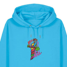 Load image into Gallery viewer, FREE AS A BIRD. 🦜- Embroidered UNISEX hoodie
