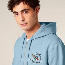 Load image into Gallery viewer, I just need some space! 🚀 -mid-light unisex zip-thru hoodie sweatshirt
