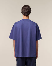 Load image into Gallery viewer, Natural born chiller...-The Unisex Oversized High Neck T-Shirt - Embroidered
