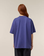Load image into Gallery viewer, Natural born chiller...-The Unisex Oversized High Neck T-Shirt - Embroidered
