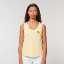 Load image into Gallery viewer, DUCK - The women's cropped tank top - Embroidered
