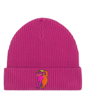 Load image into Gallery viewer, Meow 🐈-ORGANIC COTTON BEANIE
