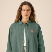 Load image into Gallery viewer, Monkey business 🐵- Embroidered Unisex Relaxed Shirt
