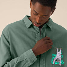 Load image into Gallery viewer, Slot - NATURAL BORN CHILLER...🦥- Embroidered Unisex Relaxed Shirt
