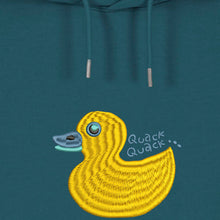 Load image into Gallery viewer, Quack! Quack! 🦆 – Embroidered Unisex Hoodie
