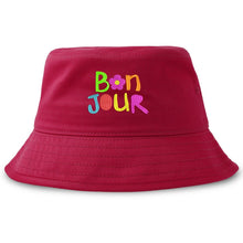 Load image into Gallery viewer, B🌸N JOUR - KID Bucket hat
