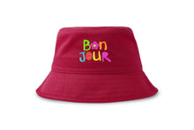 Load image into Gallery viewer, B🌸N JOUR - KID Bucket hat

