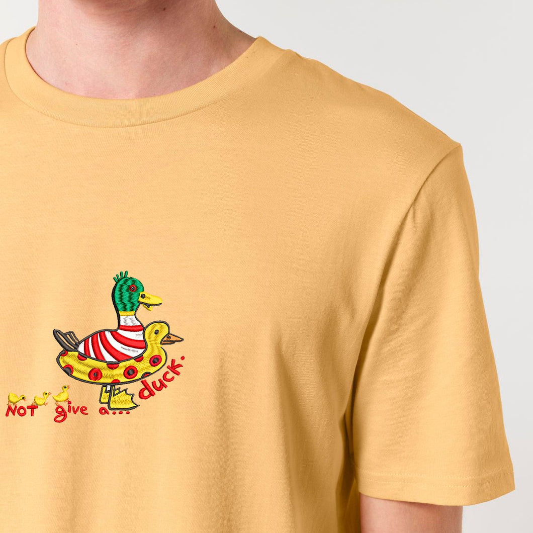Not give a...duck. 🦆 - Embroidered UNISEX T-shirt