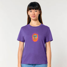 Load image into Gallery viewer, Lion - WAKE UP BEAUTY, IT&#39;S TIME TO BEAST. - Embroidered WOMEN&#39;S T-SHIRT

