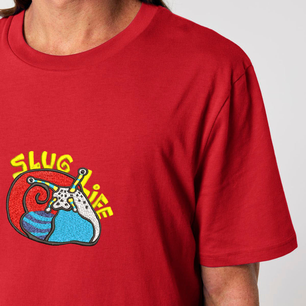 Slug life 🐌- Embroidered unisex T-shirt