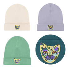 Load image into Gallery viewer, CHEETAH ORGANIC COTTON BEANIE
