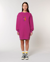 Load image into Gallery viewer, MEOW🐈 - Embroidered WOMEN&#39;S OVERSIZED CREW NECK DRESS
