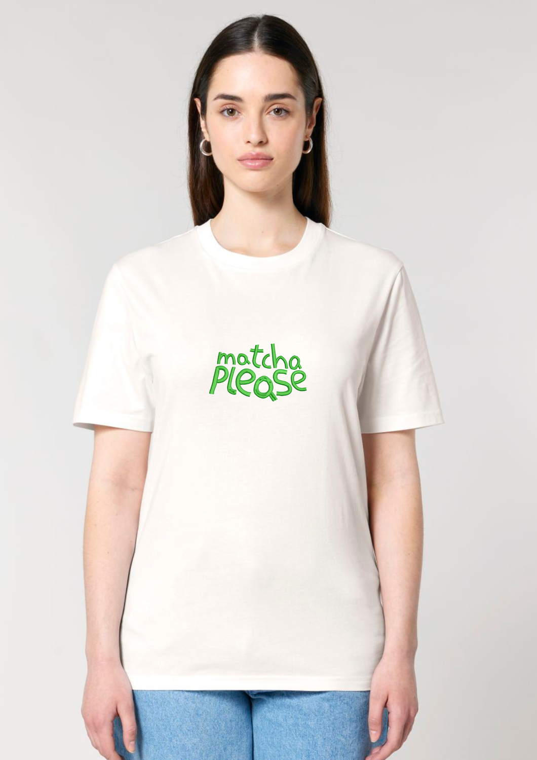 MATCHA PLEASE - Embroidered UNISEX T-shirt