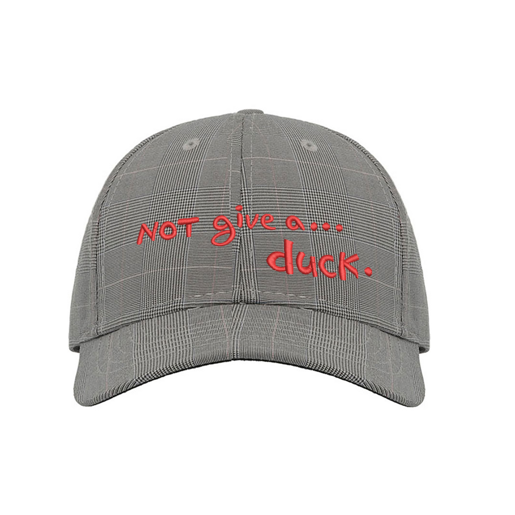 Not give a...duck. - Embroidered cap