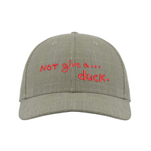 Load image into Gallery viewer, Not give a...duck. - Embroidered cap
