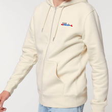 Load image into Gallery viewer, MAKE A...🐟  UNISEX ZIP-THRU HOODIE SWEATSHIRT
