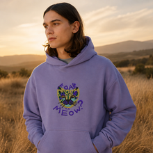 Load image into Gallery viewer, Cheetah – Meow or Roar? 🐆 – Embroidered Unisex Hoodie - Relaxed Fit
