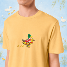 Load image into Gallery viewer, Not give a...duck. 🦆 - Embroidered UNISEX T-shirt
