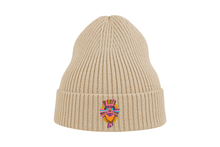 Load image into Gallery viewer, Monkey business 🐵 - Embroidered Fine rib-knitted beanie
