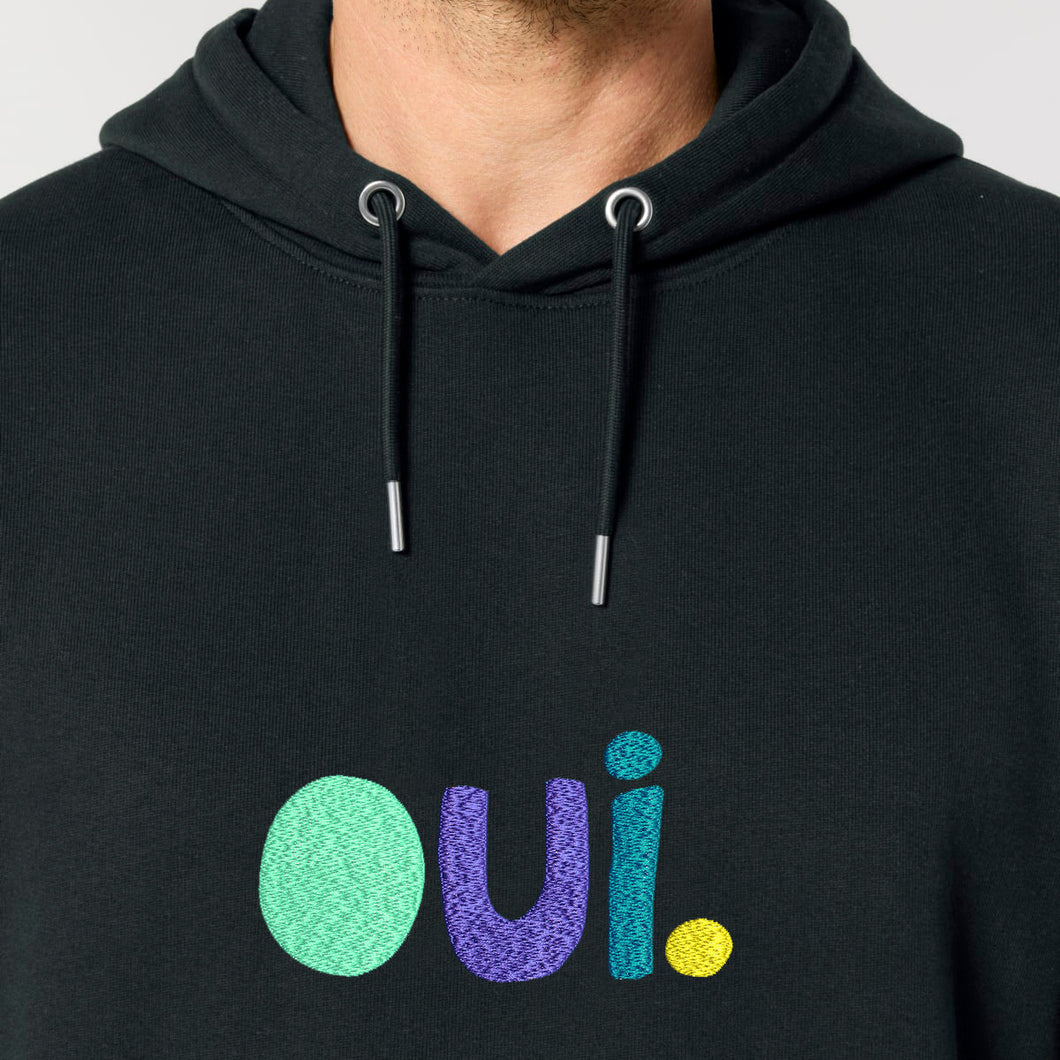 OUI. - Embroidered UNISEX hoodie