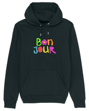 Load image into Gallery viewer, B🌸N JOUR - Embroidered UNISEX hoodie
