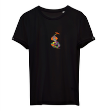Load image into Gallery viewer, Sssmile 🐍- organic cotton embroidered unisex T-shirt
