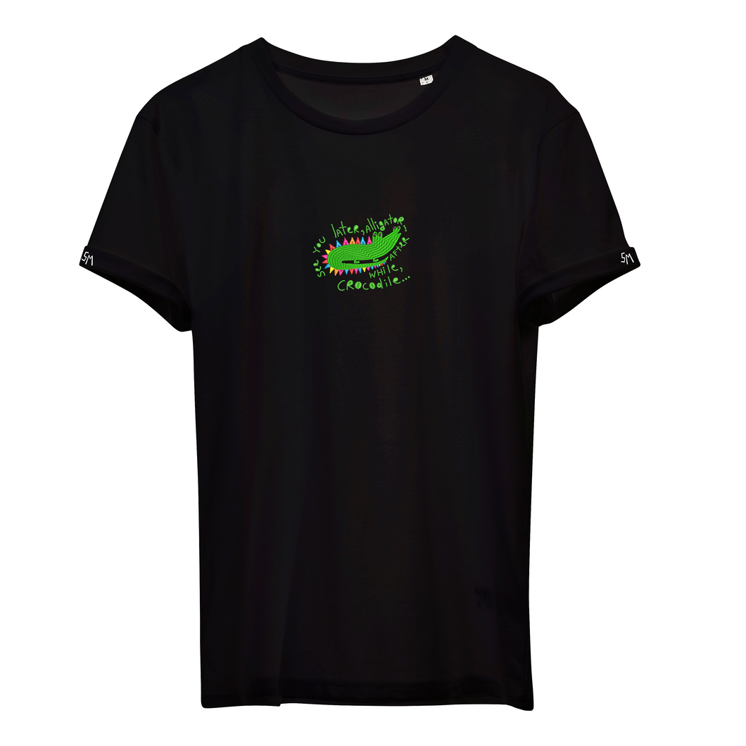 See you later aligator... 🐊 - Embroidered unisex T-shirt