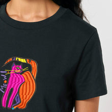 Load image into Gallery viewer, MEOW! - Embroidered WOMEN&#39;S T-SHIRT
