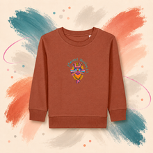 Load image into Gallery viewer, Monkey Business – Mandrill Embroidered Kids Sweatshirt

