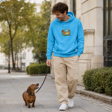 Load image into Gallery viewer, Dachshund – Hey, Good Lookin' – Embroidered Unisex Hoodie
