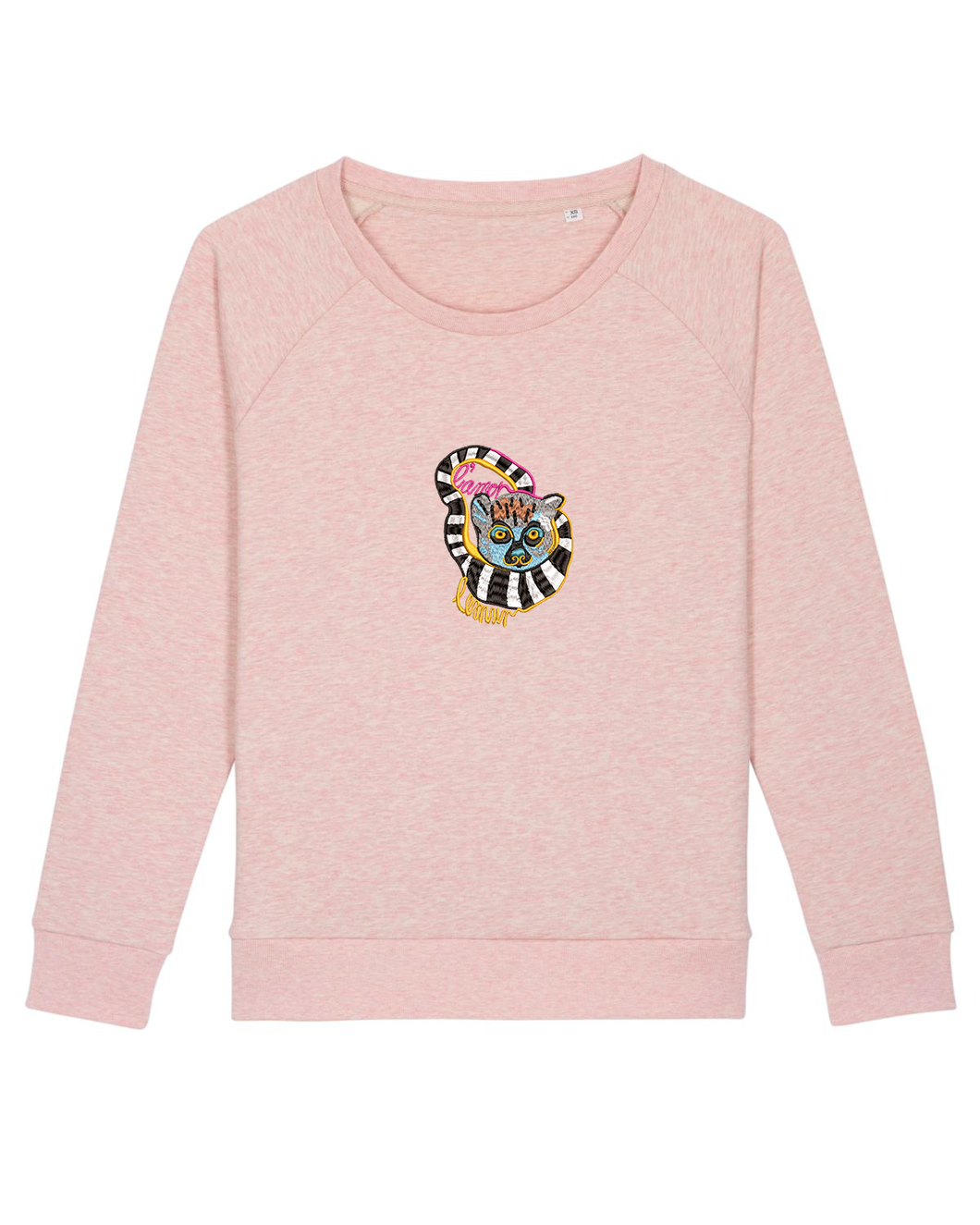 Lemur L'amor - Embroidered WOMEN'S RELAXED FIT SWEATSHIRT