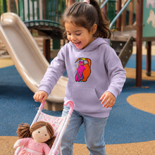 Load image into Gallery viewer, Cat – MEOW! – Embroidered Kids' Hoodie
