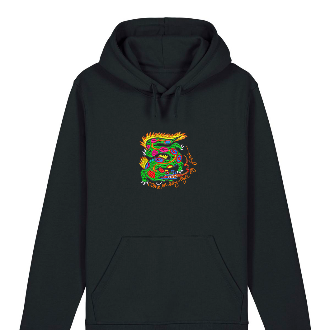 DRAGON🐲Come on, baby, light my fire... 🐉- Embroidered UNISEX hoodie