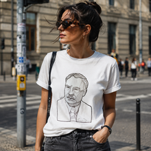 Load image into Gallery viewer, Елин Пелин — Portrait | ARTRIOTI Organic T-Shirt
