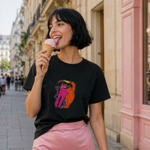 Load image into Gallery viewer, Cat – MEOW! – Embroidered Women's T-Shirt
