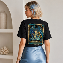 Load image into Gallery viewer, Aquarius ♒ – Zodiac Printed Unisex T-Shirt
