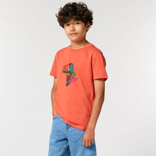 Load image into Gallery viewer, FREE AS A BIRD. 🦜- Embroidered kids tshirt
