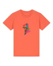 Load image into Gallery viewer, FREE AS A BIRD. 🦜- Embroidered kids tshirt
